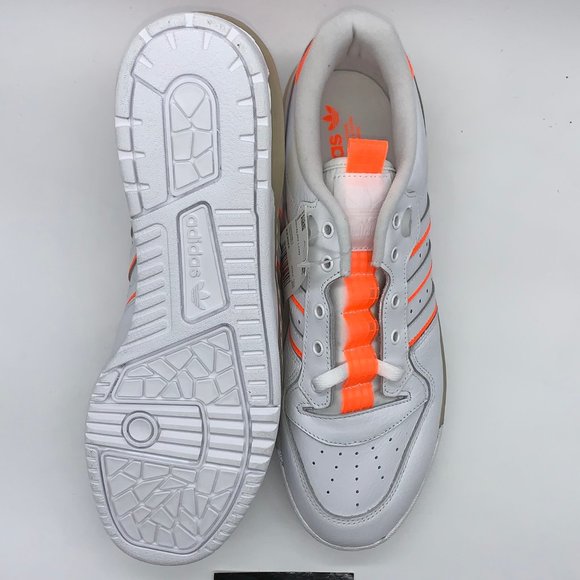 NEW Adidas Rivalry Low White Orange main image 2